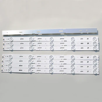 Nyt Kit, 8 STK 5LED 428mm LED-Baggrundsbelysning strip for TV 40VLE6520BL SAMSUNG_2013ARC40_3228N1 40-LB-M520 40VLE4421BF