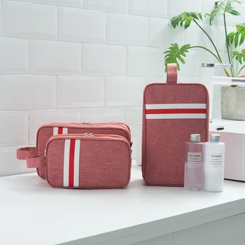 Vandtæt Tør Våd Adskillelse Makeup Taske OL Style Rejse-Arrangør toilettaske Cosmetic Bag Kosmetyczka Gøre Op Taske opbevaringspose