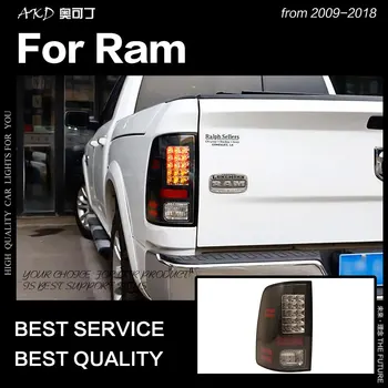 AKD Bil Styling til Dodge Ram baglygter 2009-2018 Ram1500 Ram2500 FØRT Hale Lampe LED-KØRELYS Signal Bremse Omvendt auto Tilbehør