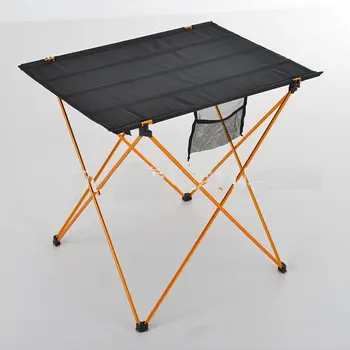 Bærbare Sammenklappelig Tabel Camping Udendørs Møbler Computer Bed Tabeller Picnic 6061 Aluminium Legering Ultra Lette At Folde Bruser