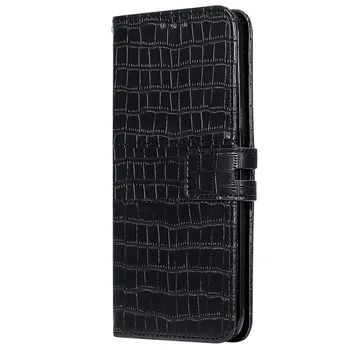 Retro Snake Skin Læder Flip Wallet taske Til Samsung Galaxy S20 FE Ultra A51 A71 A50 A70 A11 A41 A81 A91 Note10 S8 S9 S10 Plus