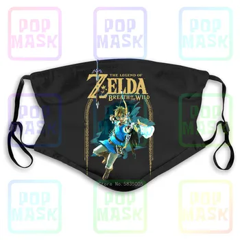 Nintendo Legend Of Zelda Pust Af Den Vilde Arch Herre Grafisk Vaskbar Genanvendelige Maske Med Filter Til Voksne Børn
