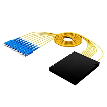 1X8 SC /UPC Fiberoptiske FTTH Splitter FBT Optisk Kobling 1:8 SC UPC Singlemode simplex PLC optisk splitter