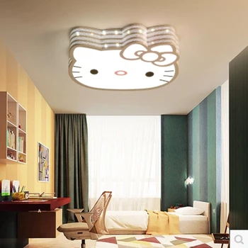 Nye Dejlige Sweety Kitty Kreative loftslampe Til børneværelset Farverige Lamper Soveværelse Belysning i Hjemmet DHL Gratis