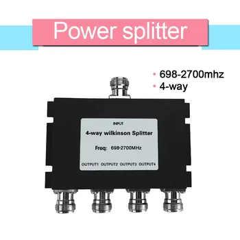 698mhz-2700mhz 4-vejs Power Splitter DividerMicro-Strip Splitter Til 2G 3G 4G Mobiltelefon Signal Booster / Mobiltelefon Forstærker