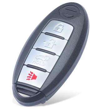 Keyecu S180144018 Smart Bil Fjernbetjening Key Fob 4-Knappen 433.92 Mhz ID47 Chip for Nissan Altima Maxima 2013 KR5S180144014