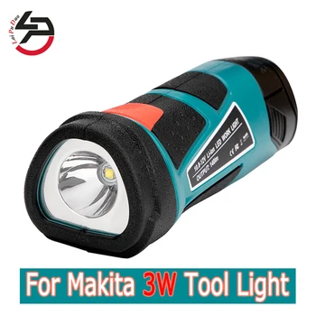 Velegnet Til Makita 3W Af Lys Emergency light, der Anvendes Til Makita 10,8 V/12V Li-ion Batteri 194550-6/DF030D/BL1013/DF330D