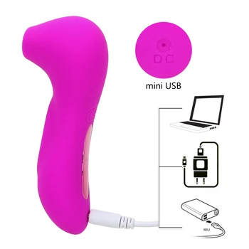 OLO Clit Sucker Vibrator Klitoris, Vagina Stimulator Blowjob Sex Mundtlig Slikning Brystvorte Suger Tungen Vibrerende