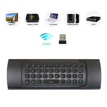 SOONHUA Fjernbetjening 4IN1 Air Mouse Remote Controller Wireless Keyboard Remote Controllere Til Android-BOX
