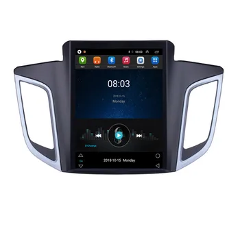 4G LTE Android 10 For Hyundai Creta IX25 2016 2017 2018 - 2020 Tesla Type Mms-Stereo Bil DVD-Afspiller Navigation GPS Radio