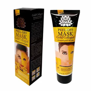 1stk Kvinder 24K Golden Facial Mask Anti-Rynke Fugtgivende Kridtning ansigtsløftning Opstrammende