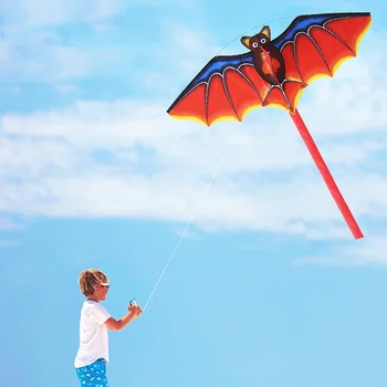 Nye Bat-Kite Dyr Kite Single-line Børns Kite Udendørs Sport Tidlig Uddannelse Aktivitet Vildt Kids Gift med Kite Line