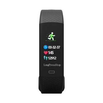 SUNROAD smart band med kropstemperatur, puls fitness tracker sports ur armbånd farverige skærm, vandtæt