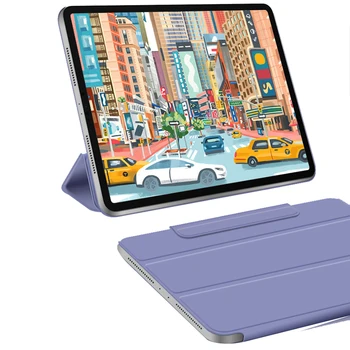 Lavendel Tilfældet for IPad Pro 11 2020 TPU Bløde Tilbage Smart Cover til IPad Pro 11 12.9 2020 Tablet Tilfælde Funda Capa