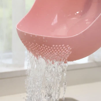 Køkken Fortykket Ris Vaske Redskaber, Apparater til Screening Tætte Huller Multi-purpose Plast Ris Håndvask Beholdere