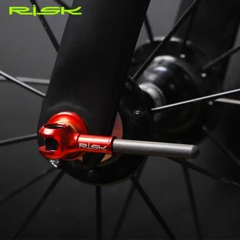 40.35 g/Par RISIKO Ultralette Titanium TI QR-Road Cykel Quick Release Spyd håndtaget Road Cykel Cykling Hub Quick Release