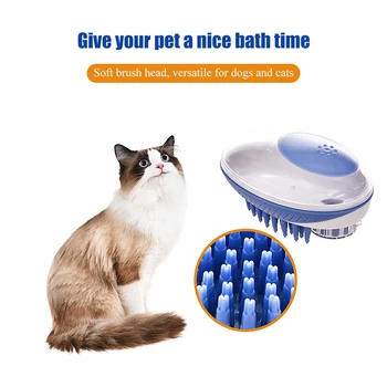 Kæledyr CombDog Bath SPA Shampoo Massage Børste Til Katte, Hunde Kam hårfjerning Artefakt Pleje og Rengøring Af Pet Supplies