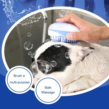 Kæledyr CombDog Bath SPA Shampoo Massage Børste Til Katte, Hunde Kam hårfjerning Artefakt Pleje og Rengøring Af Pet Supplies
