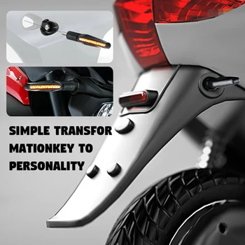 4stk Motorcykel Tur Signal Indikator Afstandsstykke til YAMAHA FZ1 Fazer R6 XSR 700 Sort Blinklys Adapter Til 900 MT
