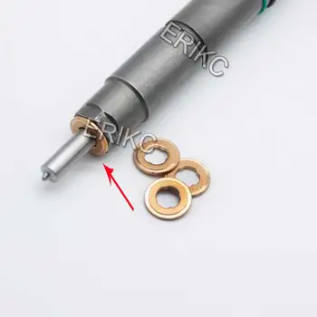 ERIKC 10STK Common Rail Piezo Dyse Injector Kobber skive 1,5 mm Hield Skjold Kobber Pakning Ring til Bosch Piezo Injector