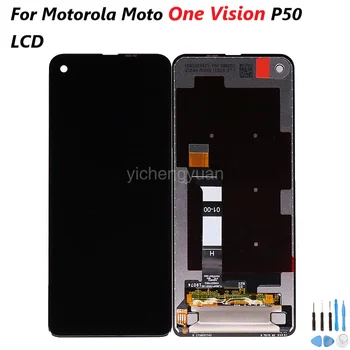 Original Motorola Moto En Vision P50 XT1970 LCD-Skærm Touch screen Sensor Glas Digitizer Assembly Gratis Værktøjer