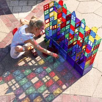 Magnetisk Designer-byggesæt Model & Bygning Toy Plast Magnetiske Blokke Pædagogisk Legetøj For børn