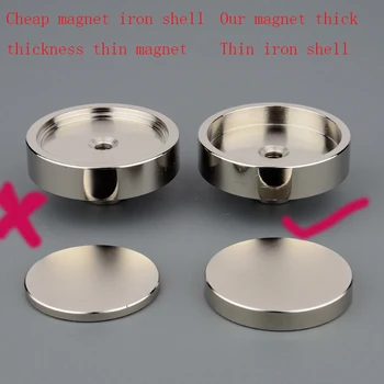 Dobbelt Sidet 120Kg Neodym-Magnet Magt N52 Magnet Runde Magnet Magnetisk Materiale Base Fiskeri Magnet med Handsker Taske 15M Reb