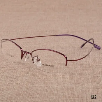 Nye Ankomst Mænd Kvinder Halvdelen Uindfattede Brillestel Fleksibel Slanke Super Lys Unisex Briller Brille-Brillerne 2020 Mode