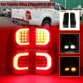 MZORANGE Røg Led baglygte Til Toyota Hilux Vigo KUN26 SR SR5 Arbejdskollega 2012 - Afhentning Bageste Bremse Lys Tåge Lygte