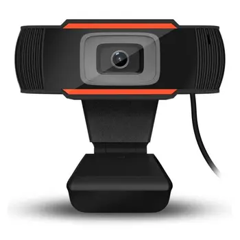 USB-Computer, Webcam Full HD 1080P Webcam-Kamera Digital Web Cam Med Micphone Til Laptop, Desktop-PC, Tablet Drejelige Kamera