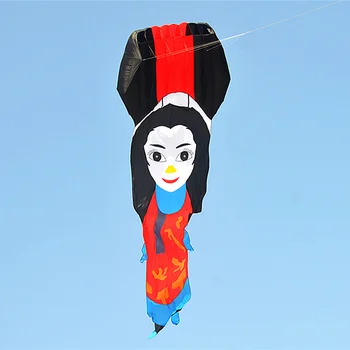 4,5 m/10m Store Kinesiske Palace Skønhed Kite Bløde Kite Voksen Udendørs Sport Flyvende Værktøj rivestyrke, Sammenklappelig og Let At Flyve