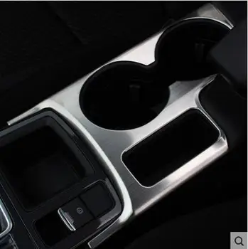 1Pc Krom Plade Bil Vand kopholder Dekorere Moulding Ring Interiør Til MAZDA CX-5 CX5 2016 Bil Styling tilbehør