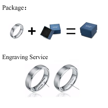 8mm Wolframcarbid Mænds Sort Carbon Fiber Bryllup Band Smykke Ring Hvælvet Engagement Ring