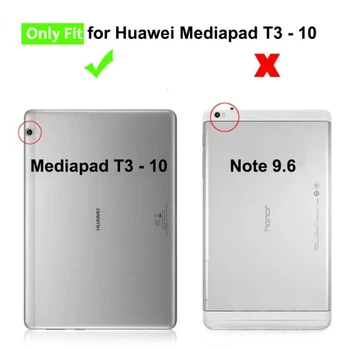 For Huawei MediaPad T3 10 / T3 9.6 Tilfælde Børn Tablet Hånd-holdt Stødsikkert EVA Full Body Cover til AGS-L09 AGS-L03 AGS-W09