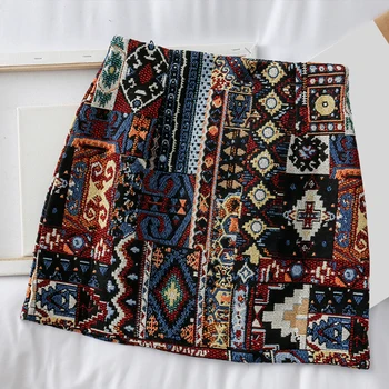 Sommeren Koreanske Afslappet Kvinder A-Line Mini Nederdel Kvindelige Vintage Høj Talje Søde Nederdele Damer Kawaii Søde Piger Over Knæet Nederdele