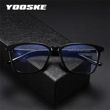 YOOSKE 2020 Anti Blå Lys Briller Ramme Firkantede Briller Kvinder Mænd Brillerne, Retro Vintage brillestel Optiske Briller