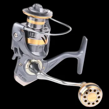GANG FISK Metal Spool-fiskehjul AR2000-7000 High-speed Gear 5.2:1 High-speed Spinning Hjul Baitcast Hjul Støbning Reel