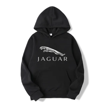 2021 Nye Mænd Hoodie Jaguar Logo Mode Syning Efteråret Og Vinteren Casual Street Sportstøj træningsdragt Asian Størrelse S-3XL