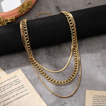 ZOVOLI Mode, Multi-lags Slange Kæde Halskæde Til Kvinder Vintage Guld Mønt Perle Choker Sweater Halskæde Part Smykker Gave