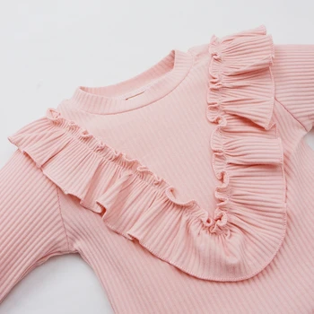 Kids Baby Pige Tøj Sæt, Pink Søde Toppe Shirt Blomster Printede Bukser Efterår Forår Tøj, Tøj Sæt 2stk