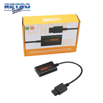 RetroScaler HDMI-kompatibel Converter 720p til Nintendo 64/SNES/NGC Gamecube Retro Video Game Console HD-Kabel
