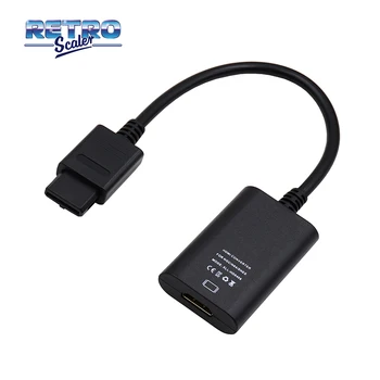 RetroScaler HDMI-kompatibel Converter 720p til Nintendo 64/SNES/NGC Gamecube Retro Video Game Console HD-Kabel