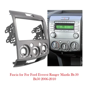 2Din Audio Stereo Radio Ramme Fascia For ord Everest Ranger Til Mazda BT-50 BT50 2006-2010 DVD-Panel Genmontering Dash Bezel Trim
