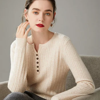2020 Efteråret Stretch Pullover Sweater Brand Design blød varm Kvinder Bunden Sweater Retro Elasticitet Slankende Damer Strik Top
