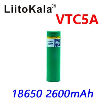 1stk LiitoKala 3,7 V 2600mah 18650 Høj ampere 35a li-ion genopladeligt batteri vtc5a VTC
