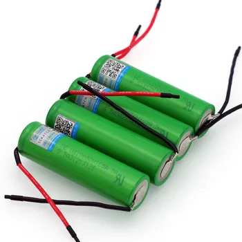 3pcs VariCore Nye Oprindelige 3,6 V 18650 US18650VTC4 2100mAh VTC4 20A 30A Genopladelige batteri aflade + DIY Silica gel kabel