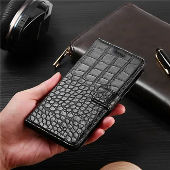 Flip Phone Case for Huawei Honor 20 Lite MAR-LX1H 6.15 tommer Dække Krokodille Tekstur Læder Book Design Luksus Coque Wllet Capa