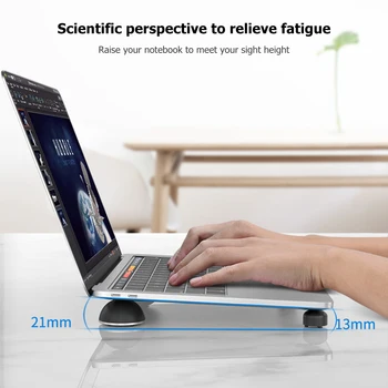 Bærbare Laptop Stand Cooling Pad Notebook PC, Non-Slip Bolden Beslag Mount Holder til Husholdningernes Computer Tilbehør