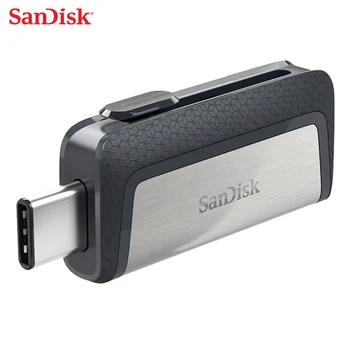 SanDisk-Type-C USB-3.1 Dual interface OTG Pen-Drev 128GB 64GB 16GB 32GB Ultra Dual-Drev USB 3.1 Type-C-læsehastighed på op til 130 M/s