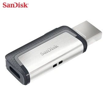 SanDisk-Type-C USB-3.1 Dual interface OTG Pen-Drev 128GB 64GB 16GB 32GB Ultra Dual-Drev USB 3.1 Type-C-læsehastighed på op til 130 M/s